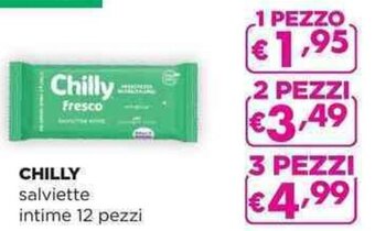 Acqua & Sapone CHILLY salviette intime 12 pezzi offerta