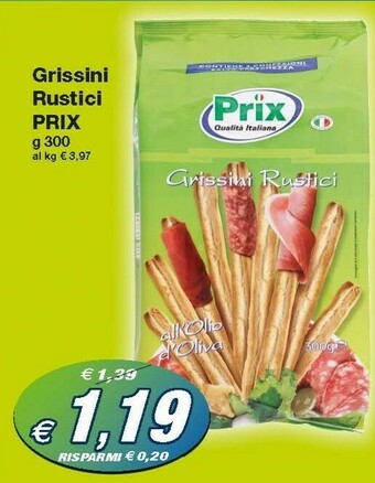 Prix Quality Prix Grissini Rustici offerta