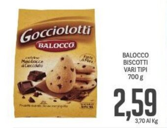 BALOCCO BISCOTTI VARI TIPI 700 g
