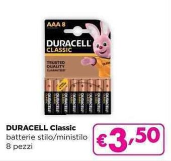 Acqua & Sapone DURACELL Classic batterie stilo/ministilo 8 pezzi offerta