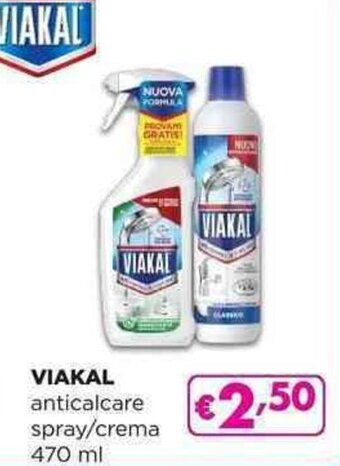VIAKAL anticalcare spray/crema 470 ml