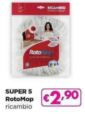 Acqua & Sapone SUPER 5 RotoMop ricambio offerta