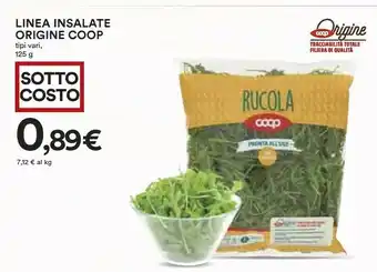 Coop Coop - Insalata Valeriana 125 G(ml) offerta