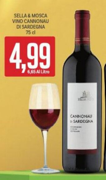 Supermercati Piccolo SELLA & MOSCA VINO CANNONAU DI SARDEGNA 75 cl offerta