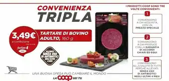 Coop Coop Tartare Di Bovino offerta