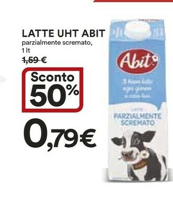 Coop Abit Latte parzialmente scremato offerta