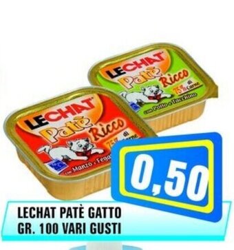 Punto Vigas LECHAT PATÈ GATTO GR. 100 VARI GUSTI offerta