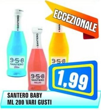 Punto Vigas SANTERO BABY ML 200 VARI GUSTI offerta