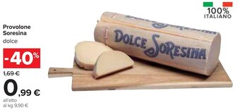 Carrefour Provolone Soresina dolce offerta