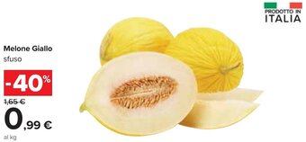Carrefour Melone Giallo sfuso offerta