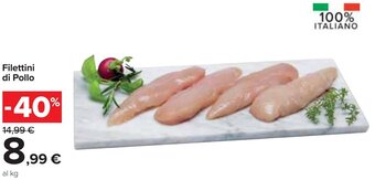 Carrefour Filettini di Pollo offerta
