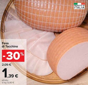 Carrefour Fesa di Tacchino offerta