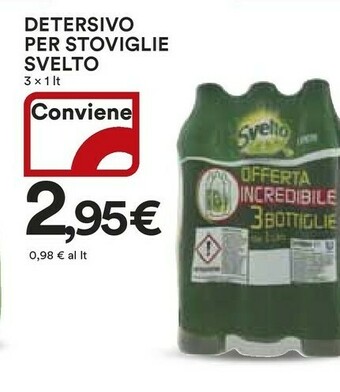 Coop Svelto Detersivo piatti offerta