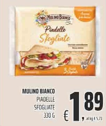 Coop Superstore MULINO BIANCO PIADELLE SFOGLIATE 330 G offerta