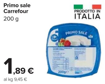Carrefour Primo sale Carrefour 200 g offerta