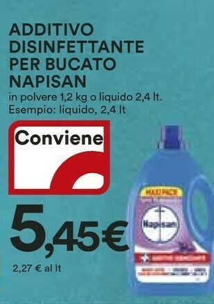 Coop Napisan Detersivi offerta