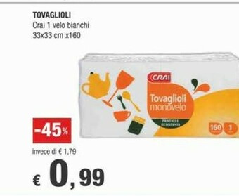 Crai Tovaglioli offerta
