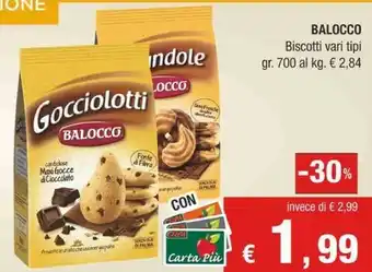 Crai Balocco Biscotti offerta