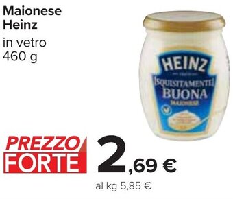 Carrefour Maionese Heinz in vetro 460 g offerta