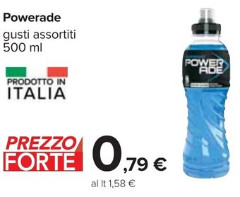 Carrefour Powerade gusti assortiti 500 ml offerta