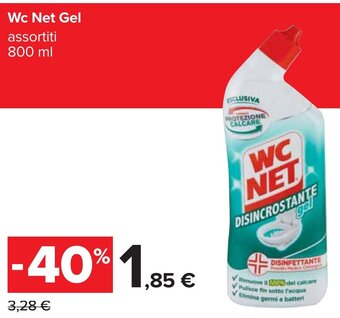 Carrefour Wc Net Gel assortiti 800 ml offerta