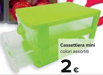 Cassettiera mini colori assortiti