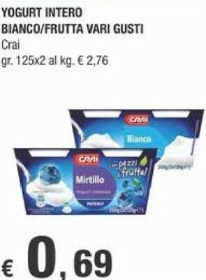 Crai Yogurt offerta