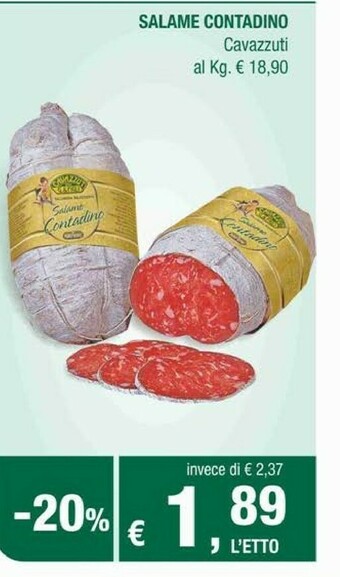 Crai Salame offerta