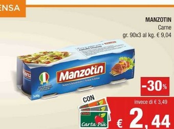 Crai Manzotin Carne in scatola offerta