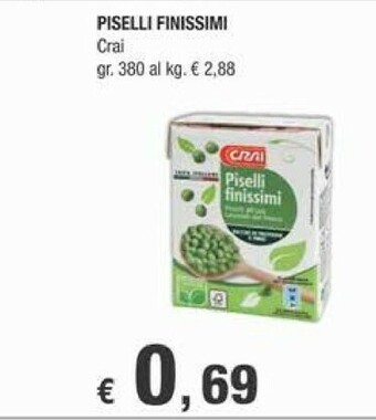 Crai Piselli offerta