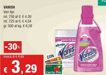 Crai Vanish Smacchiatore offerta