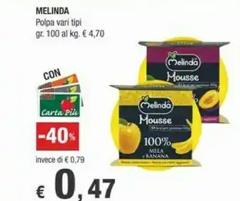 Crai Melinda Frutta offerta