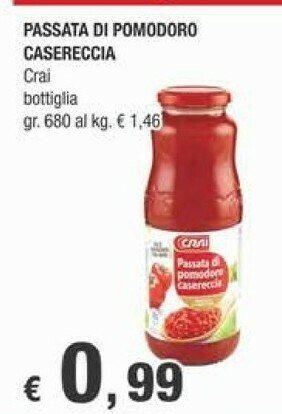 Crai Passata di pomodoro offerta