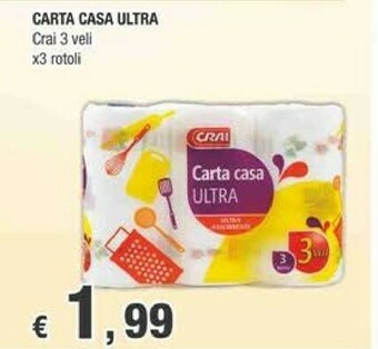 Crai Rotoli di carta offerta