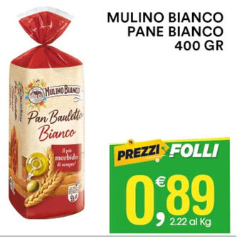 Gecop MULINO BIANCO PANE BIANCO 400 GR offerta