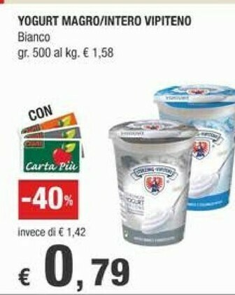 Crai Vipiteno Yogurt offerta