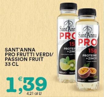Gecop SANT'ANNA PRO FRUTTI VERDI/ PASSION FRUIT 33 CL offerta