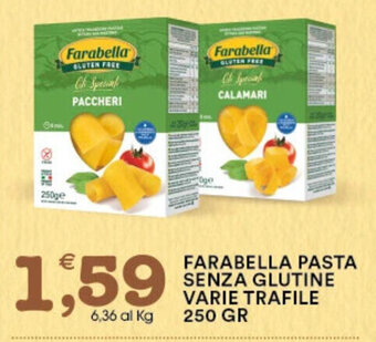 Gecop FARABELLA PASTA SENZA GLUTINE VARIE TRAFILE 250 GR offerta