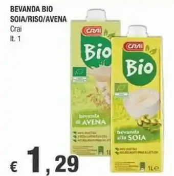 Crai Latte di riso offerta
