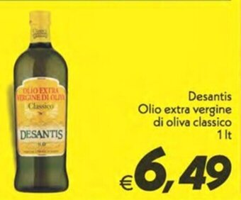 Iper Super Conveniente Desantis Olio extra vergine di oliva classico 1 lt offerta