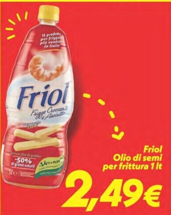 Iper Super Conveniente Friol Olio di semi per frittura 1 lt offerta