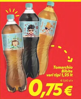Iper Super Conveniente Tomarchio Bibite vari tipi 1,25 It offerta