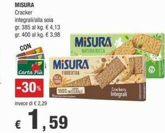 Crai Misura Crackers offerta