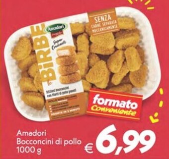 Iper Super Conveniente Amadori Bocconcini di pollo 1000 g offerta