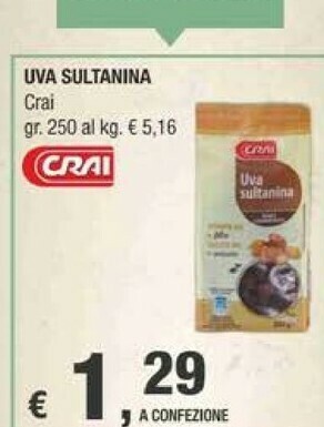 Crai Frutta secca offerta