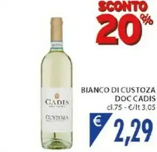 Mercatò Cadis Bianco Di Custoza Doc offerta