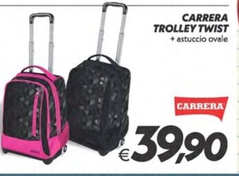 Iper Super Conveniente CARRERA TROLLEY TWIST + astuccio ovale offerta