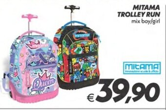 Iper Super Conveniente MITAMA TROLLEY RUN mix boy/girl offerta