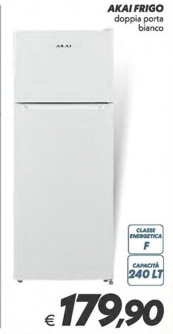 Iper Super Conveniente AKAI FRIGO doppia porta bianco offerta