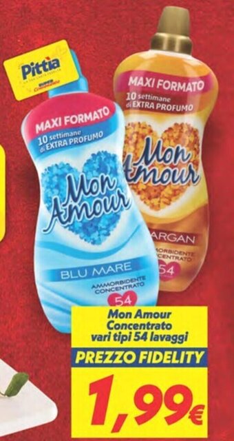 Iper Super Conveniente Mon Amour Concentrato vari tipi 54 lavaggi offerta